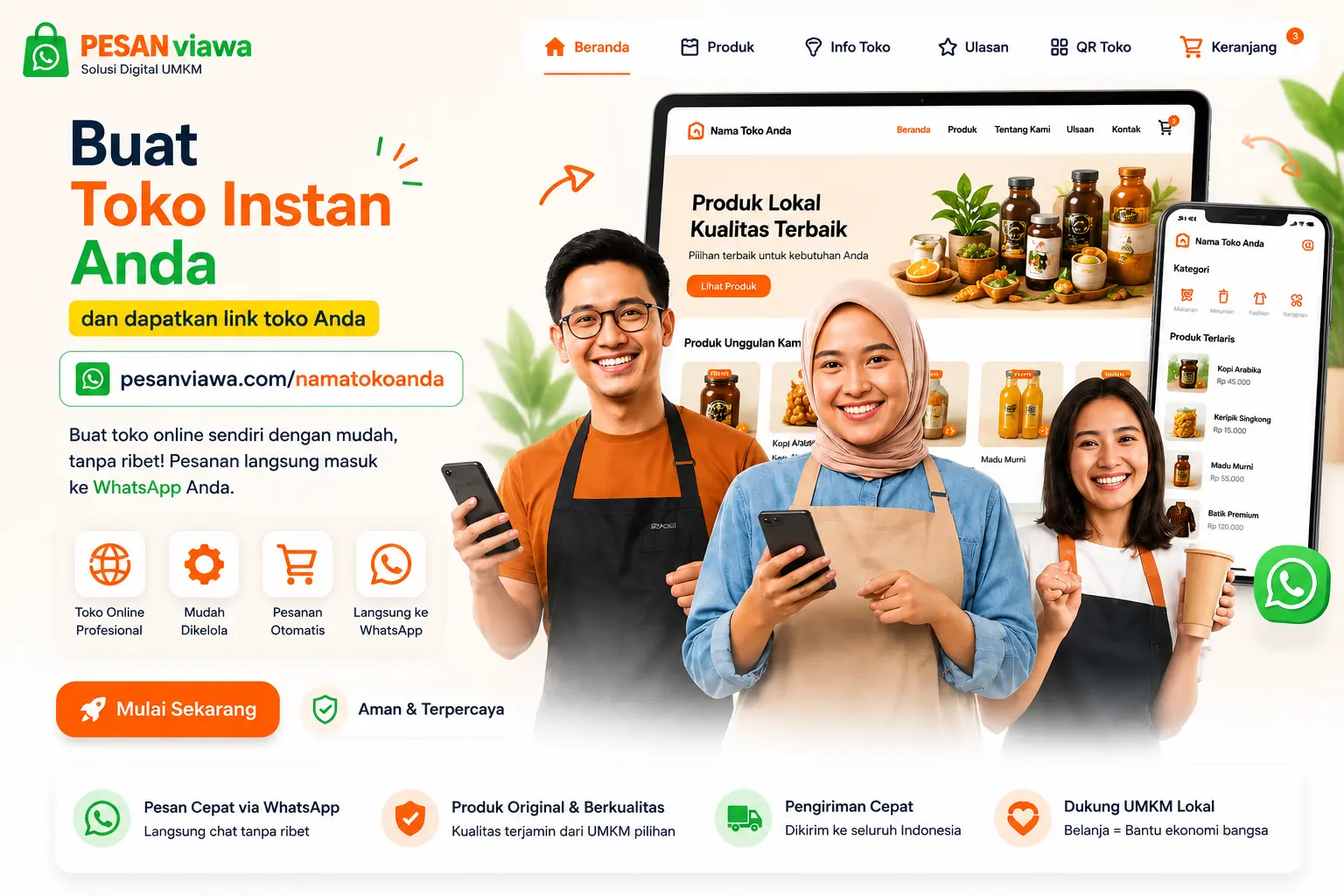 Aplikasi PESAN viawa