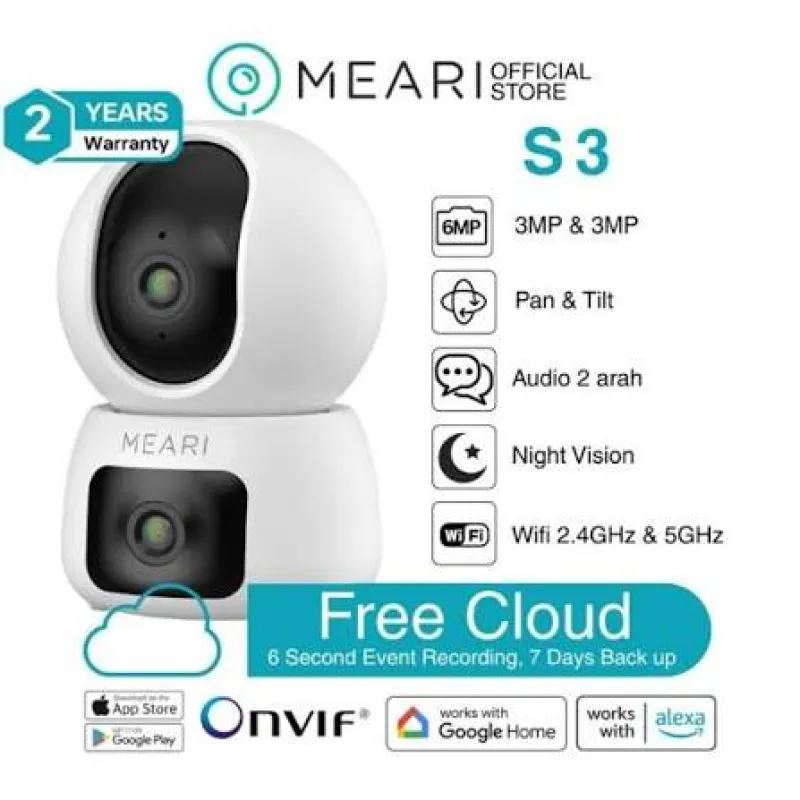 Meari WiFi Ind Dual Lens 3MP+3MP (S3)