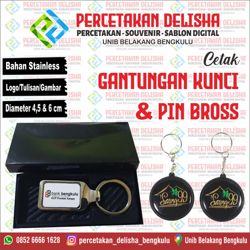Gantungan Kunci dan PIN